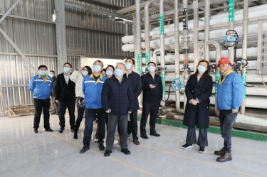 2022年12月15日，时任浙江省发展改革委党组成员、副主任吴红梅莅临8868体育首页登录调研企业用能、节能工作