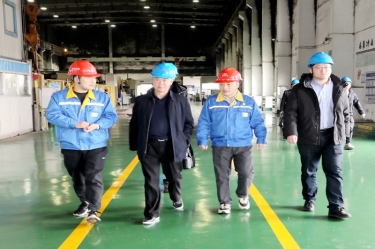 2024年 1月30日，浙江省经信厅机关党委二级巡视员孙自强莅临8868体育首页登录开展岁末年初安全生产督导